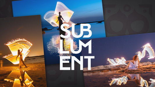 Sublument light-painting photo prints