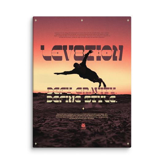 Lev8tion  poster print on Canvas